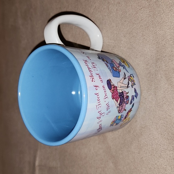 Ceramic Coffee Mug with Shoe Sentiment Design - Picture 2 of 9